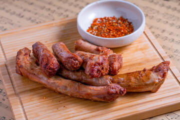 smoked chicken neck