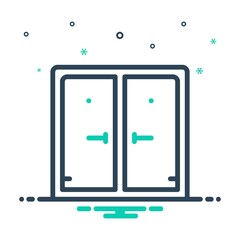 Mix icon for doors