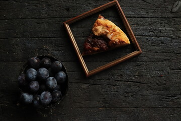 traditional plum tart, Transylvania, rustic, flavors