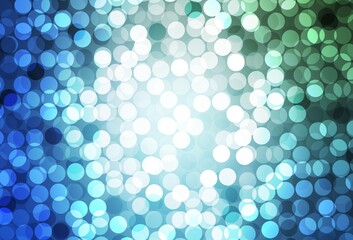 Light Blue, Green vector backdrop with dots.