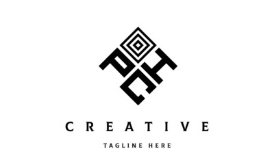 Obraz premium PHC square three latter logo vector 