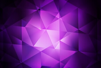Dark Purple vector low poly texture.