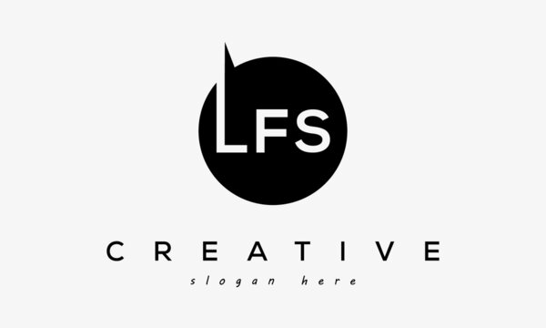 LFS creative circle letters logo design victor