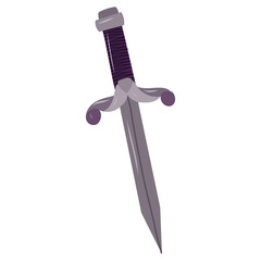Metal dagger.Witchcraft magic design element.