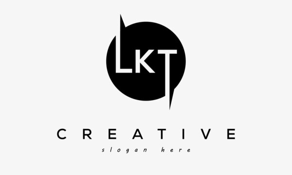 LKT creative circle letters logo design victor