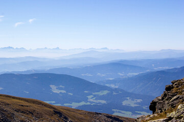 Fototapeta premium Landscape in Austian Alps, Steiermark, Austria