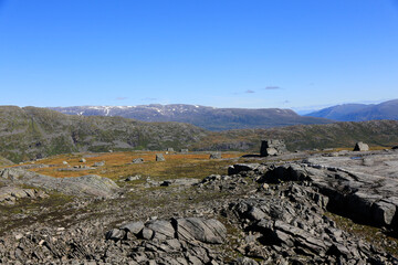 Along the telegraph lines from 1854 - Tosen mountain,Helgeland,Northern Norway,scandinavia,Europe	