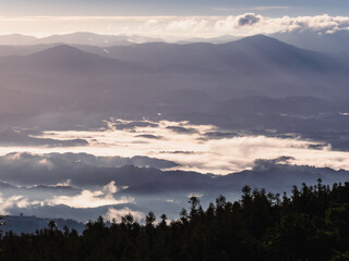 安達太良山から見る雲海