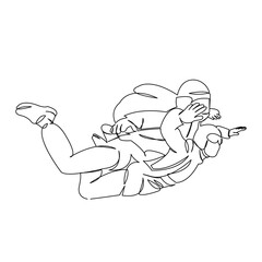 One continuous single drawing line art flat doodle girl, vietnam, hat, female, asia, asian, traditional, culture. Isolated image hand draw contour on a white background.