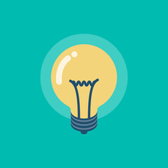 Isometric lightbulb icon