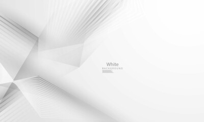 Abstract white background poster with dynamic. technology network Vector illustration.