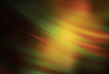 Dark Orange vector blurred bright template.