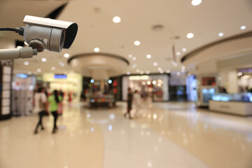 CCTV tool in Shopping mall Equipment for security systems.