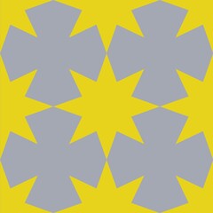 Seamless pattern golden stars on gray background, nice picture for home decor, wallpaper,  postcard, scrapbooking, greeting card, textile, patchwork