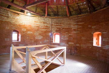 inside of the Watchtower of the Zaraisk Kremlin