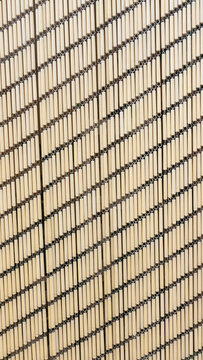 Cortina de cuentas de pl&aacute;stico blanco