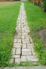 path in green