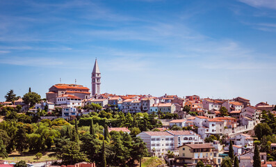 Fototapeta na wymiar Panorama of the city of Vrsar in Croatia