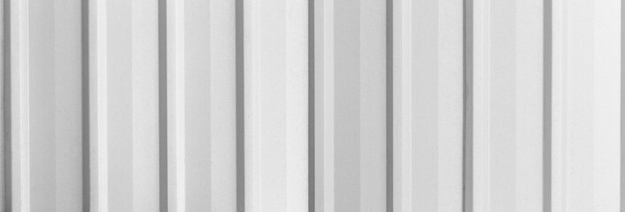 Panorama Surface of white Aluminum or white metal texture background for design in your work concept backdrop.