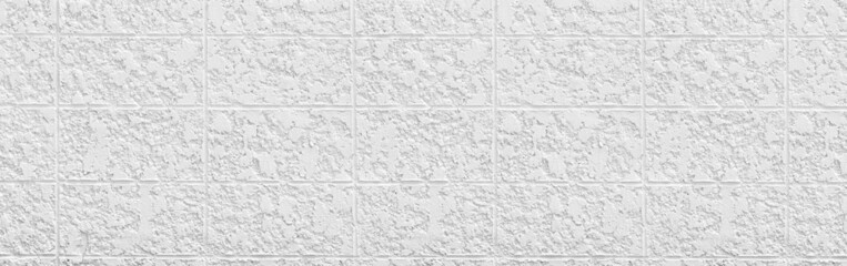Panorama white surface of old weathered concrete.