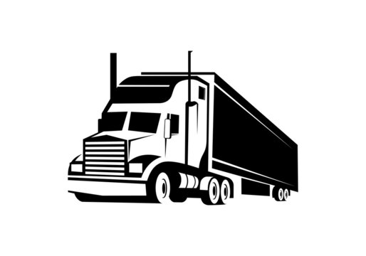 Truck logo design illustration vector eps format , suitable for your design needs, logo, illustration, animation, etc.