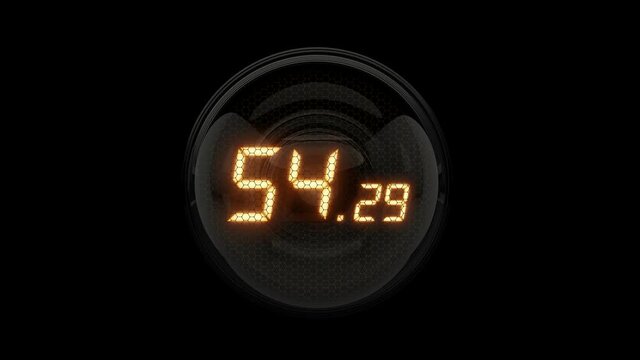Countdown 60 seconds. Countdown 1 minute. Milliseconds. 3D. 3D Rendering