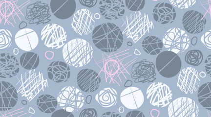 Seamless pattern, background, surface design with an abstract image of rounded spots