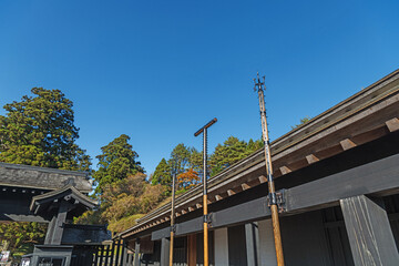 Fototapeta premium 箱根 箱根関所 三つ道具建