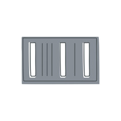 
Barcode icon, qr code scanner icon in color icon, isolated on white background 
