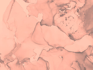 Fototapeta premium Creative Wallpaper. Marble Coffee Splash. Ink