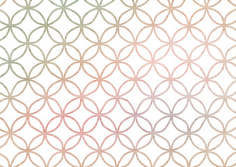 和風背景イラスト　七宝