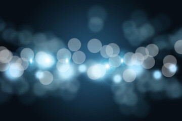 Blue bokeh abstract background. The concept of the holiday, disco.