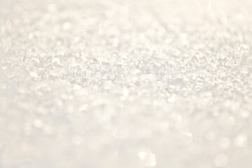 Obraz premium Blue ice crystal texture, close up.