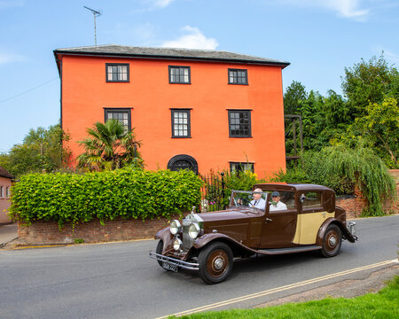 Vintage Car in Finchingfield, Essex