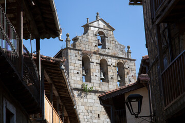 Fototapeta na wymiar Church Tower of San Martin del Castanar; Salamanca