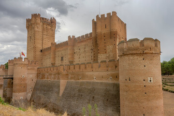 castillo de la Mota en el municipio de Medina del Campo, España