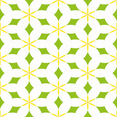 A geometric seamless windflower pattern