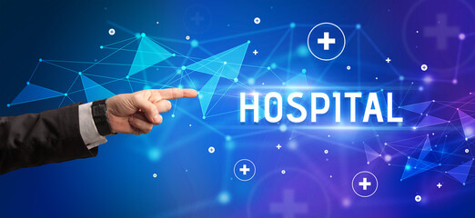 Close-Up of cropped hand pointing