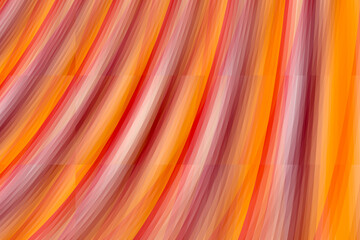 Obraz premium abstract orange background. vertical curved lines and stripes
