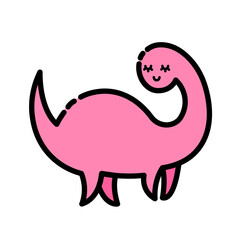 Colorful cute dinosaurs. illustration childish background for fabric, textile stock illustration
