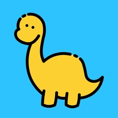 Colorful cute dinosaurs. illustration childish background for fabric, textile stock illustration