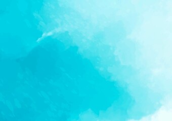 水色の水彩テクスチャ背景
