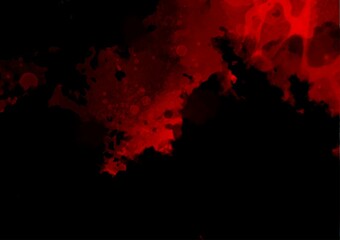 赤い幻想的な血の水彩テクスチャ背景
