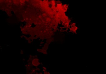 Print赤い幻想的な血の水彩テクスチャ背景

