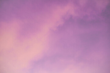 sky with clouds at dusk