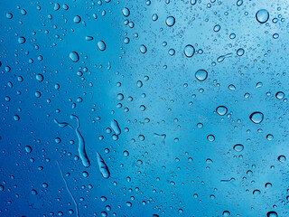 water on mirror, rainy day, abstract background
