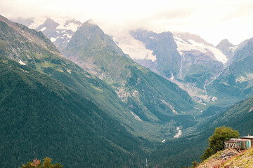 view of the mountains