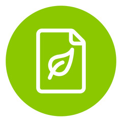 Eco document icon