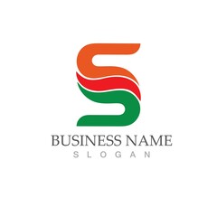 Business corporate S letter logo
