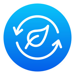 Ecology renewable icon